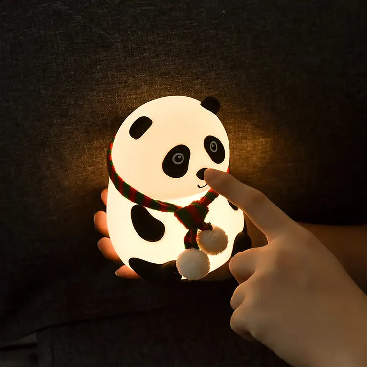 Lampara Sensorial Oso Panda Navideño