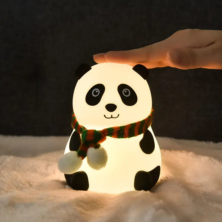 Lampara Sensorial Oso Panda Navideño