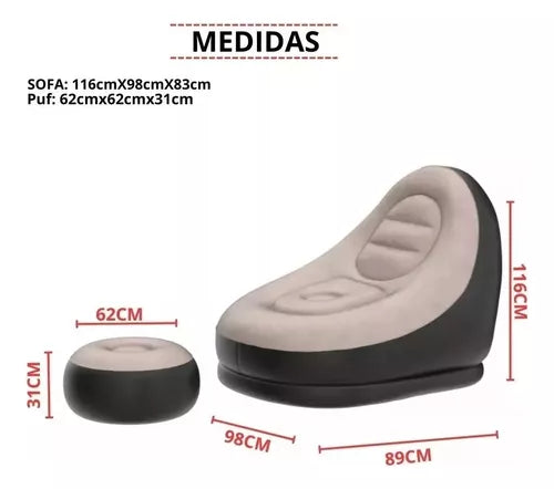 Hermoso Sofa una pieza y de regalo