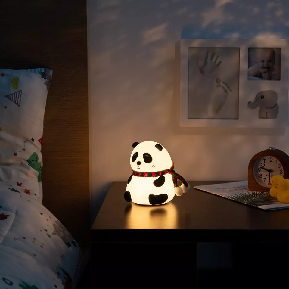 Lampara Sensorial Oso Panda Navideño