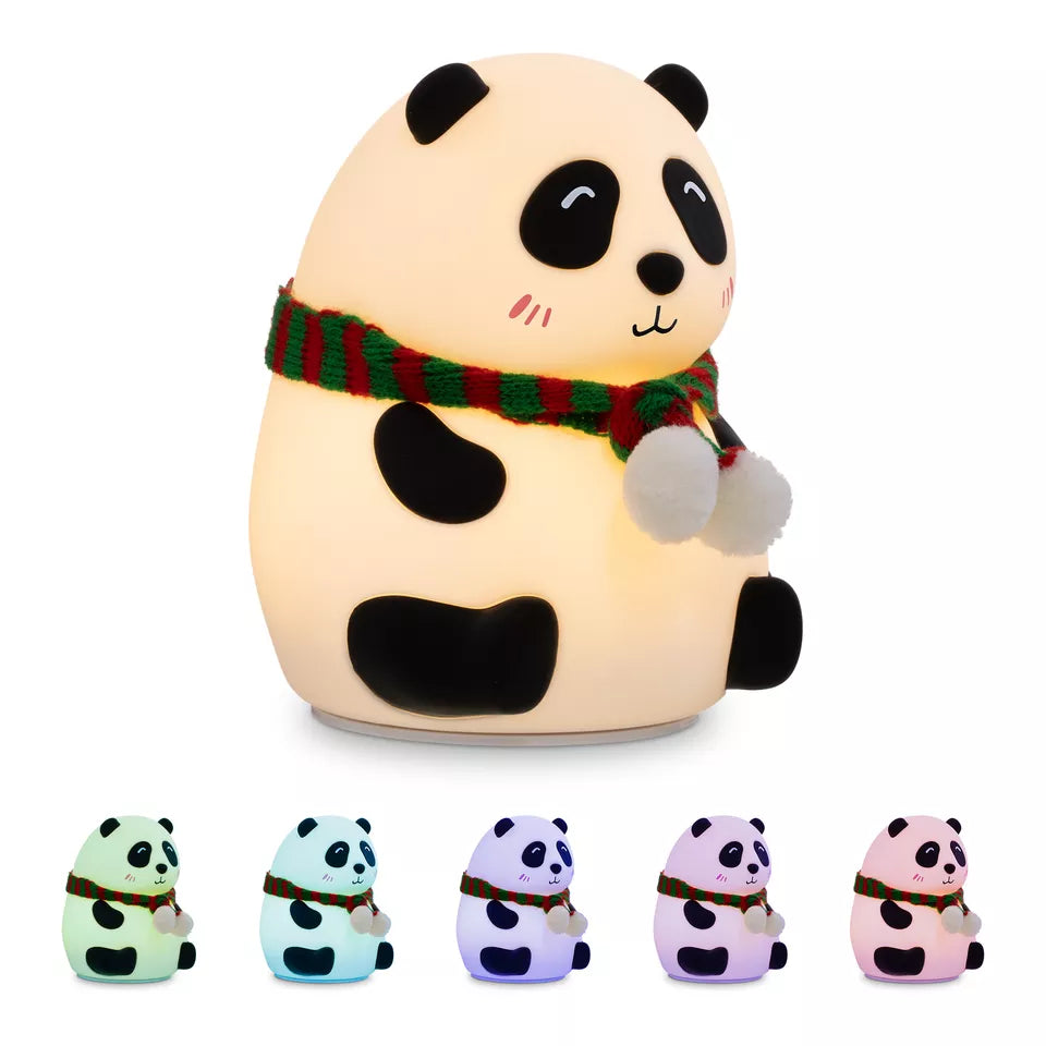 Lampara Sensorial Oso Panda Navideño